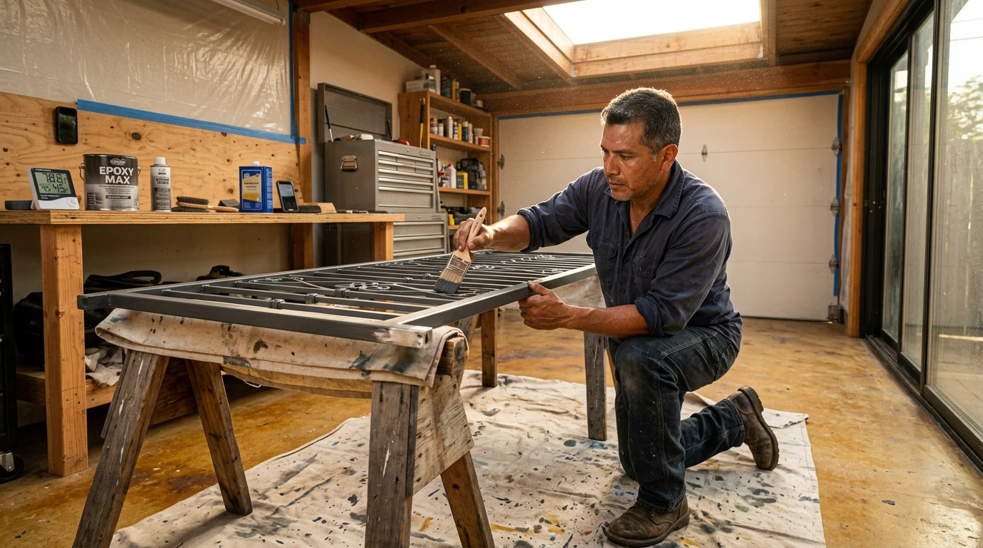 Pintar barandilla de aluminio que est&aacute; en el exterior | Gu&iacute;a pr&aacute;ctica