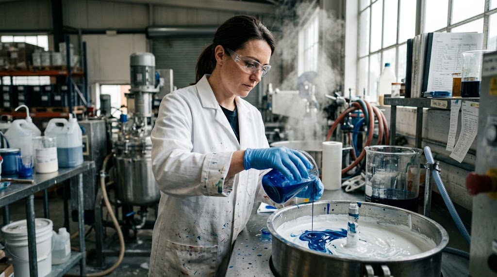 C&oacute;mo se formula la pintura pl&aacute;stica al agua profesional | Ingredientes y proceso
